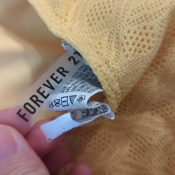 Forever 21 yellow swimsuit small - Picture 3 of 3